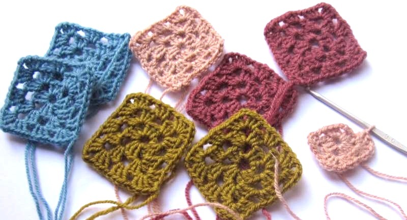 Croched Granny squares.