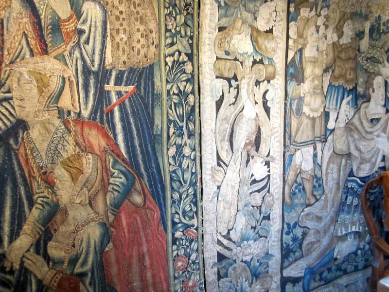 Eyam Hall Tapestry Room.
