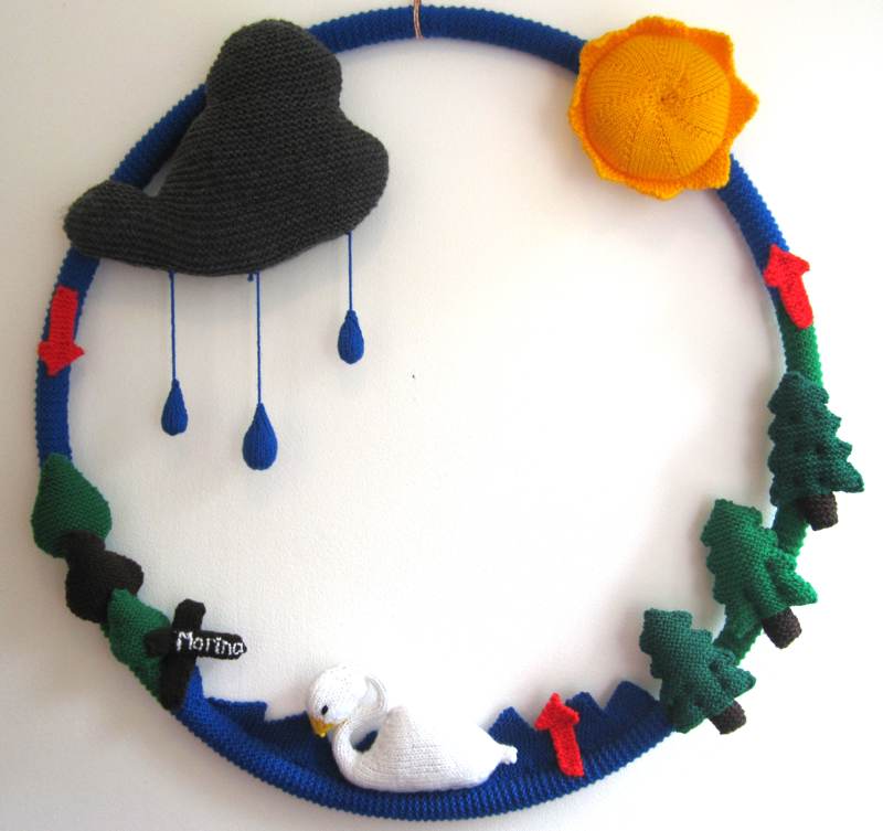 A Knitted Water Cycle