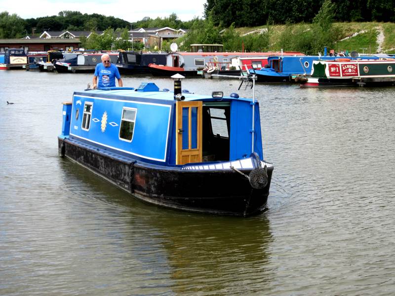 Blue Narrow Boat