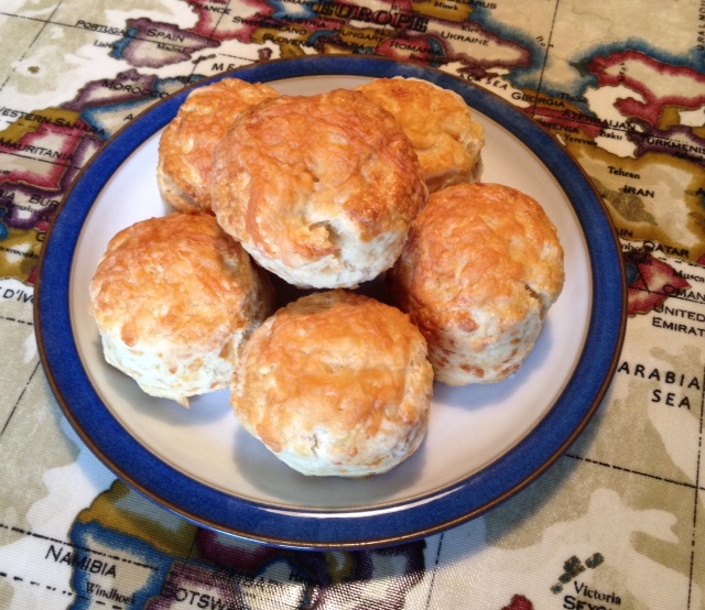 Homemade cheese scones