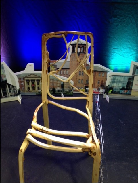 Grown chair at tedx Derby.